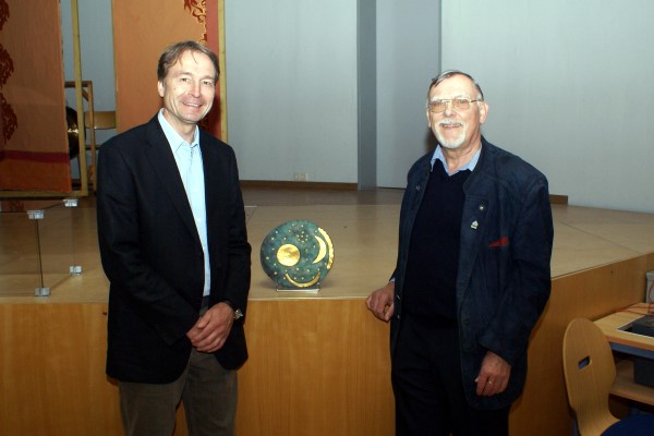 Professor Deiss (l.) und Gerhard Jahn