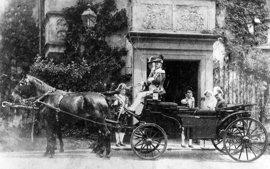 Das Fürstenpaar in der Kutsche Das Fürstenpaar in der Kutsche