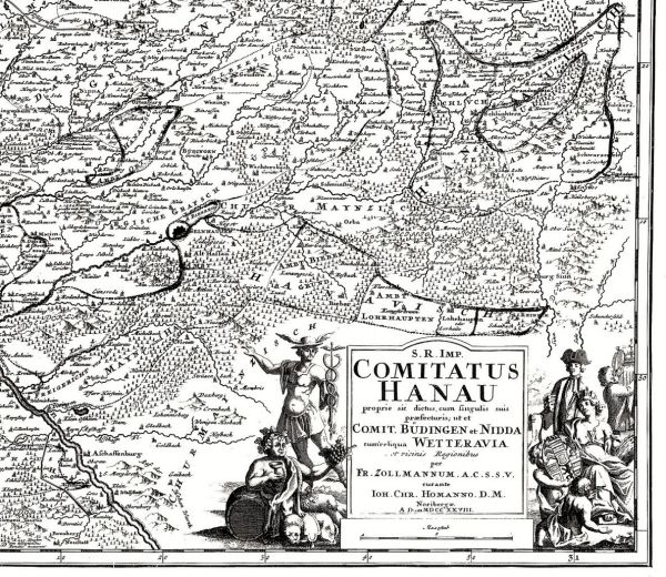 1728 Comitatus Hanau